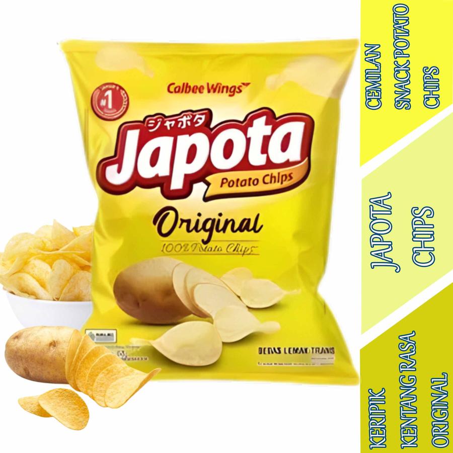 Japota Chips - Cemilan Snack Potato Chips - 68gr