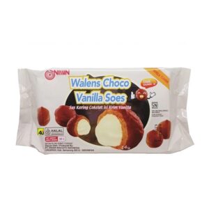 Nissin Wallen Soes Coklat Vanilla 100gr