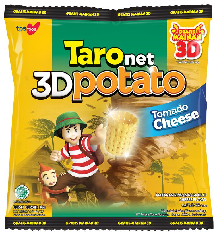 Taro 3D Potato Tornado Cheese 17 gr